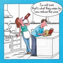 Hot Sale ⭐ JAM Paper Reduce The Wine Cocktail Napkins, 40ct. 👍