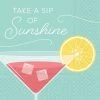 Cheap 🧨 JAM Paper Sip of Sunshine Cocktail Napkins, 40ct. 🥰 -Jam Paper Shop D376653S 1