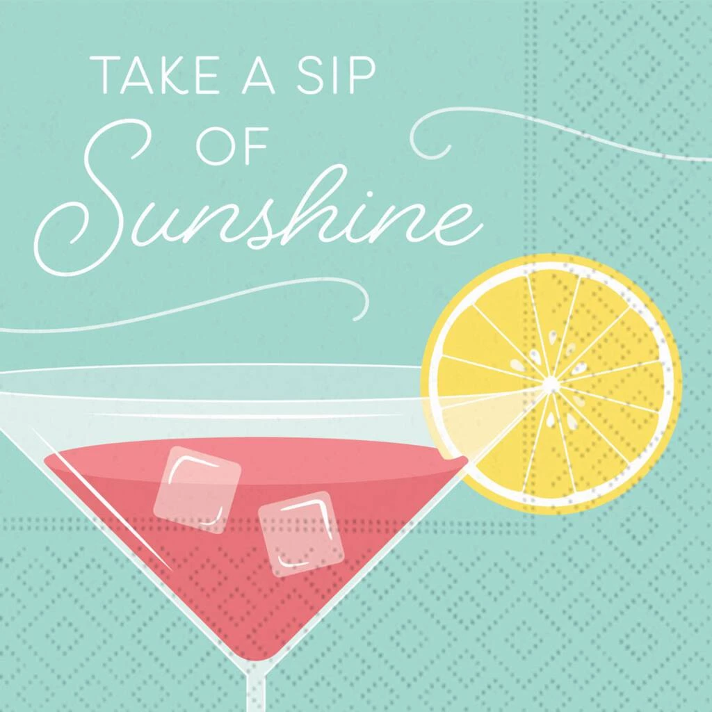Cheap 🧨 JAM Paper Sip of Sunshine Cocktail Napkins, 40ct. 🥰 3 Cheap 🧨 JAM Paper Sip of Sunshine Cocktail Napkins, 40ct. 🥰