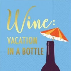 Best deal 🛒 JAM Paper Vacation In A Bottle Cocktail Napkins, 32ct. ⭐