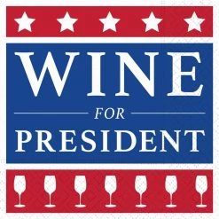 Cheapest 🎁 JAM Paper Wine For President Cocktail Napkins, 40ct. 🌟