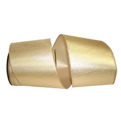 Coupon ⌛ JAM Paper 25yd. Gold Lame Commercial Heavy Wired Ribbon 💯