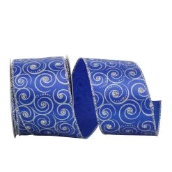 New ⭐ JAM Paper 2.5" Jewel Swirl Dots Wired Ribbon 😉