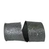 Best Pirce 😍 JAM Paper 4" Glitter Wired Sumptuous Sequin Silver Ribbon 😍 -Jam Paper Shop D376948S 1