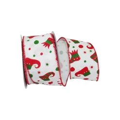 Best deal ✨ JAM Paper 2.5" x 10yd. Wired Jester 🥾 Boots Ribbon 😀