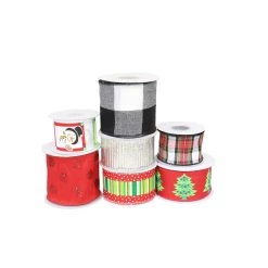 Promo 🤩 JAM Paper Merry & Bright 🔔 Christmas Ribbon Value Pack 🌟