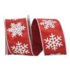 Wholesale ⌛ JAM Paper 2.5" x 10yd. Wired Glitter Snowflake Ribbon ✨