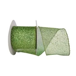 Best deal 🛒 JAM Paper 4" Wired Grand Net Glitter Ribbon 🤩