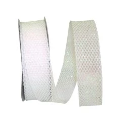 Promo 🛒 Reliant 1.5" Iridescent Glitter Wired Net Mesh Ribbon by Jam Paper 😍
