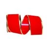 Coupon 😀 JAM Paper 2.5" Medium Red Wired Ribbon ⭐ -Jam Paper Shop D378277S 1