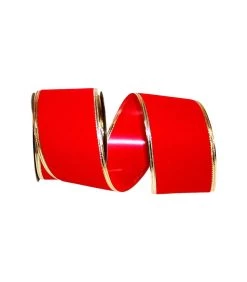 Coupon 😀 JAM Paper 2.5" Medium Red Wired Ribbon ⭐
