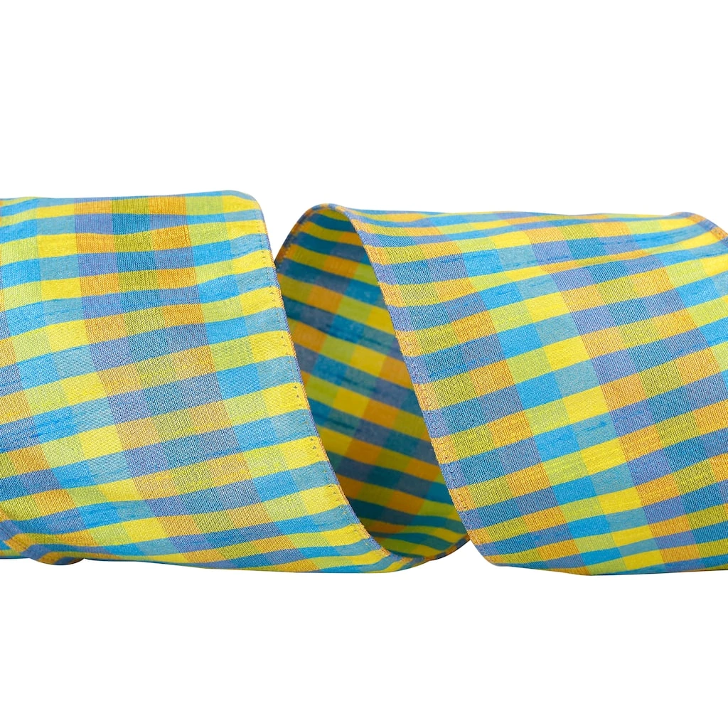 Budget π JAM Paper 4" x 10yd. Wired Plaid Dupioni Sally Ribbon 𧨠3 Budget π JAM Paper 4" x 10yd. Wired Plaid Dupioni Sally Ribbon π§¨