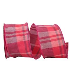 Best deal 💯 JAM Paper 2.5" x 10yd. Wired Sherbet Plaid Ribbon 🌟