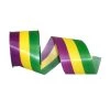 Discount ❤️ JAM Paper 2.5" x 25yd. Mardi Gras Tri-stripe Supreme Ribbon 😉 -Jam Paper Shop D379304S 1