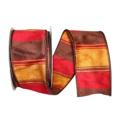 Best deal 😉 JAM Paper 2.5" Stripe Dupioni Dusk Wired Ribbon 🎉