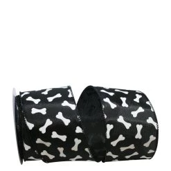 Buy 😉 JAM Paper 2.5" 🐕 Dog Bones Wired Ribbon 💯