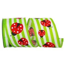 Best reviews of ⌛ JAM Paper 2.5" Wired Ladybugs & Stripes Ribbon ⌛