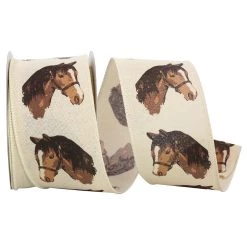 Buy 🎁 JAM Paper 2.5" Wired Horse Beauty Ribbon 🔥
