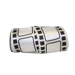 Cheap ✔️ JAM Paper 10yd. White & Black Dyna Movie Film Wired Ribbon 👍