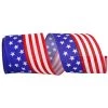 Promo 🎁 JAM Paper 10yd. Red, White & Blue Flag Stripe Wired Ribbon 🌟 1 Promo 🎁 JAM Paper 10yd. Red, White & Blue Flag Stripe Wired Ribbon 🌟 -Jam Paper Shop D381000S 1