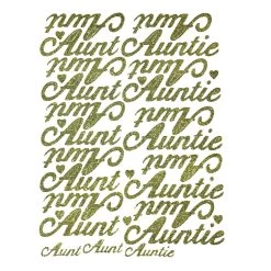 Best Pirce 🥰 JAM Paper Aunt Gold Standard Script Stickers 😉