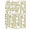 Brand new 🧨 JAM Paper Beloved Gold Standard Script Stickers 🤩 -Jam Paper Shop D382208S 1