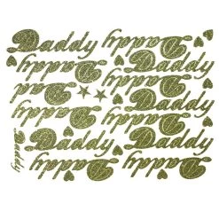 Coupon ⌛ JAM Paper Daddy Gold Standard Script Stickers 💯