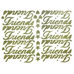 Buy 🥰 JAM Paper Friends Gold Script Floral Accessory 👏