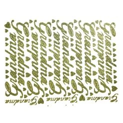 Brand new ✨ JAM Paper Grandma Gold Script Floral Accessory 😉