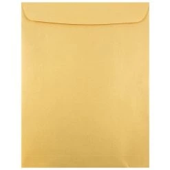 Buy 🛒 JAM Paper 10" x 13" Gold Stardream Open End Catalog Metallic Envelopes 👍