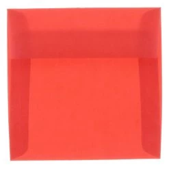 Budget 🛒 JAM Paper 8.5" x 8.5" Translucent Vellum Invitation Envelopes, 50ct. 👏