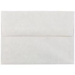 New ⭐ JAM Paper 4.75" x 6.5" Parchment Invitation Envelopes, 50ct. ⭐