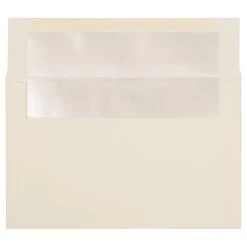 Buy 🛒 JAM Paper 6x9 Ivory Foil Lined Invitation Envelopes 50ct. 🥰