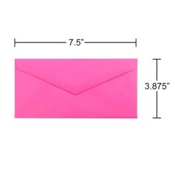 Budget 🔔 JAM Paper 3.875" x 7.5" Brite Hue Monarch Envelopes, 50ct. 🥰 -Jam Paper Shop M20006763 4