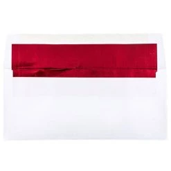 Buy ⭐ JAM Paper 4" x 9.5" Foil Lined Business Envelopes, 50ct. 👍
