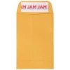 Cheapest 🛒 JAM Paper Brown Kraft Manila #4 Coin Business Commercial Envelopes with Peel and Seal Closure 🧨 -Jam Paper Shop M20006815 1