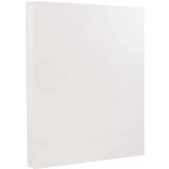 Brand new 🥰 JAM Paper Bright White Wove 8.5" x 11" Extra Heavy Weight 130lb. Strathmore Cardstock 🛒