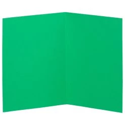 Outlet 😀 JAM Paper Green Blank Foldover Cards 🤩 -Jam Paper Shop M20007417 4