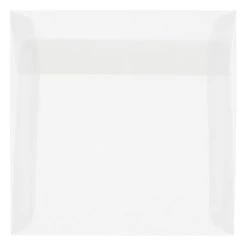 Coupon 🎉 JAM Paper Clear Square Translucent Vellum Invitation Envelopes, 25ct. 🔔