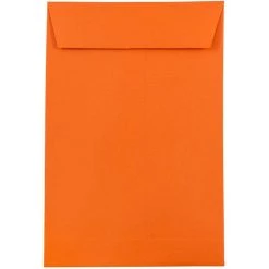 Cheap 👏 JAM Paper 6" x 9" Orange Recycled Open End Envelopes 🎉