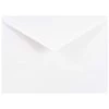 Budget 💯 JAM Paper 4.375" x 5.75" White V-Flap Invitation Envelopes 😀 -Jam Paper Shop M20008650 1
