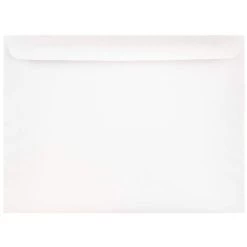 New ⭐ JAM Paper 9.5" x 12.6" White Booklet Commercial Envelopes 🌟