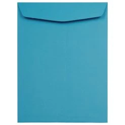 Coupon 👏 JAM Paper 9" x 12" Brite Blue Hue Open End Catalog Colored Envelopes 🥰