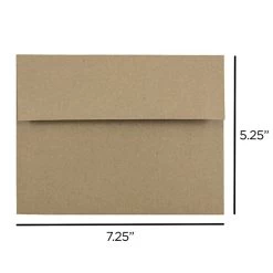 Best reviews of 🧨 JAM Paper 5" x 7" Brown Kraft Paper Bag Premium Invitation Envelopes 😀 -Jam Paper Shop M20008678 3