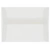Best Sale 🔥 JAM Paper 4.375" x 5.75 Clear Translucent Vellum Invitation Envelopes 🎉 -Jam Paper Shop M20008702 1