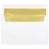 Best Pirce ⭐ JAM Paper A10 Gold Foil Lined Invitation Envelopes 💯 -Jam Paper Shop M20008720 1