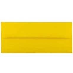 Best Sale 😉 JAM Paper #10 Yellow Bright Hue Recycled Business Envelopes 🎁