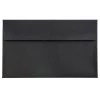 Outlet 🤩 JAM Paper A9 Black Linen Premium Invitation Envelopes 🧨 -Jam Paper Shop M20008748 1