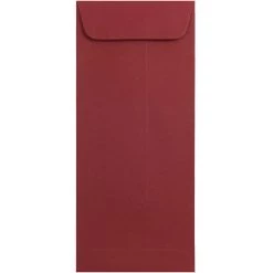 Deals ⌛ JAM Paper 4.125" x 9.5" Dark Red Policy Business Premium Envelopes 😀
