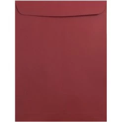 Promo 🧨 JAM Paper 10" x 13" Dark Red Open End Catalog Premium Envelopes 🧨